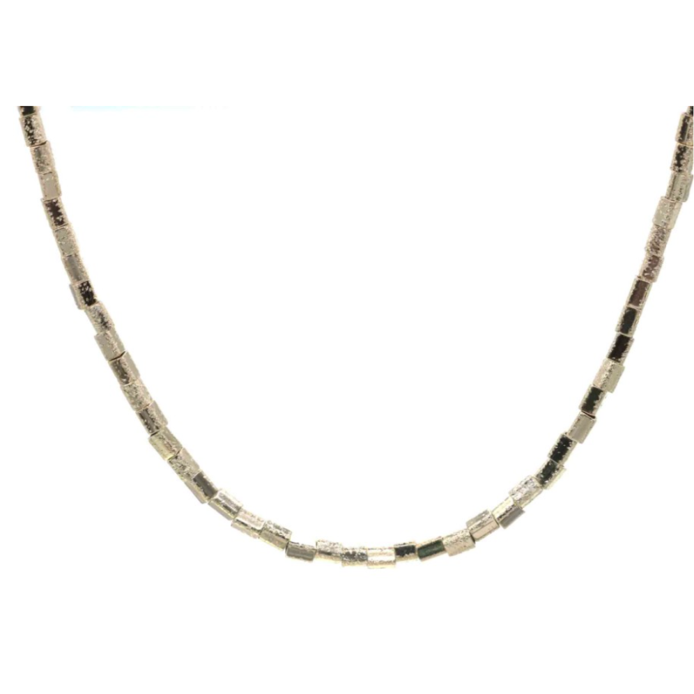 Collar mostacillas Satinados | Enchape de Oro