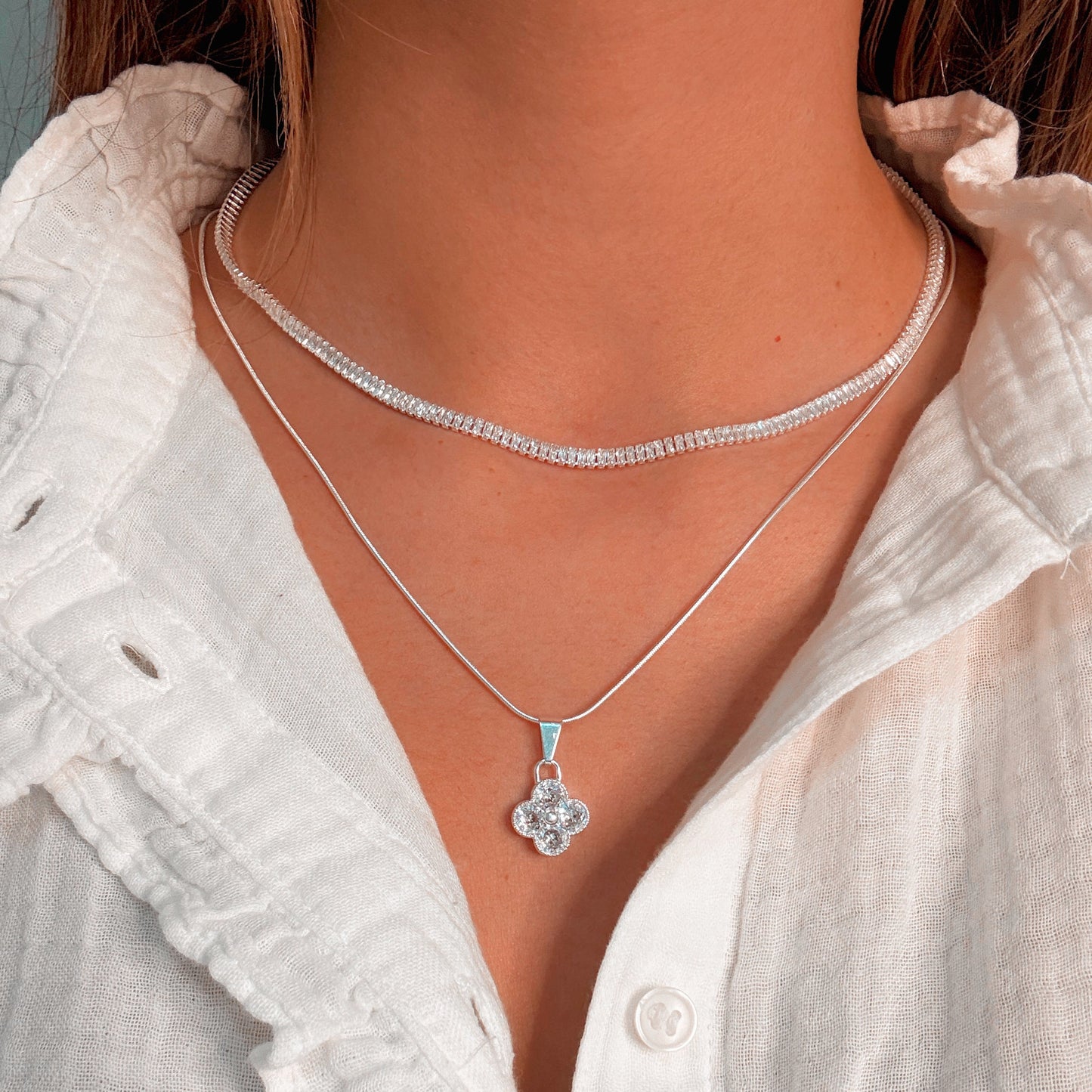 Cadena Tenis Mujer | Plata 925
