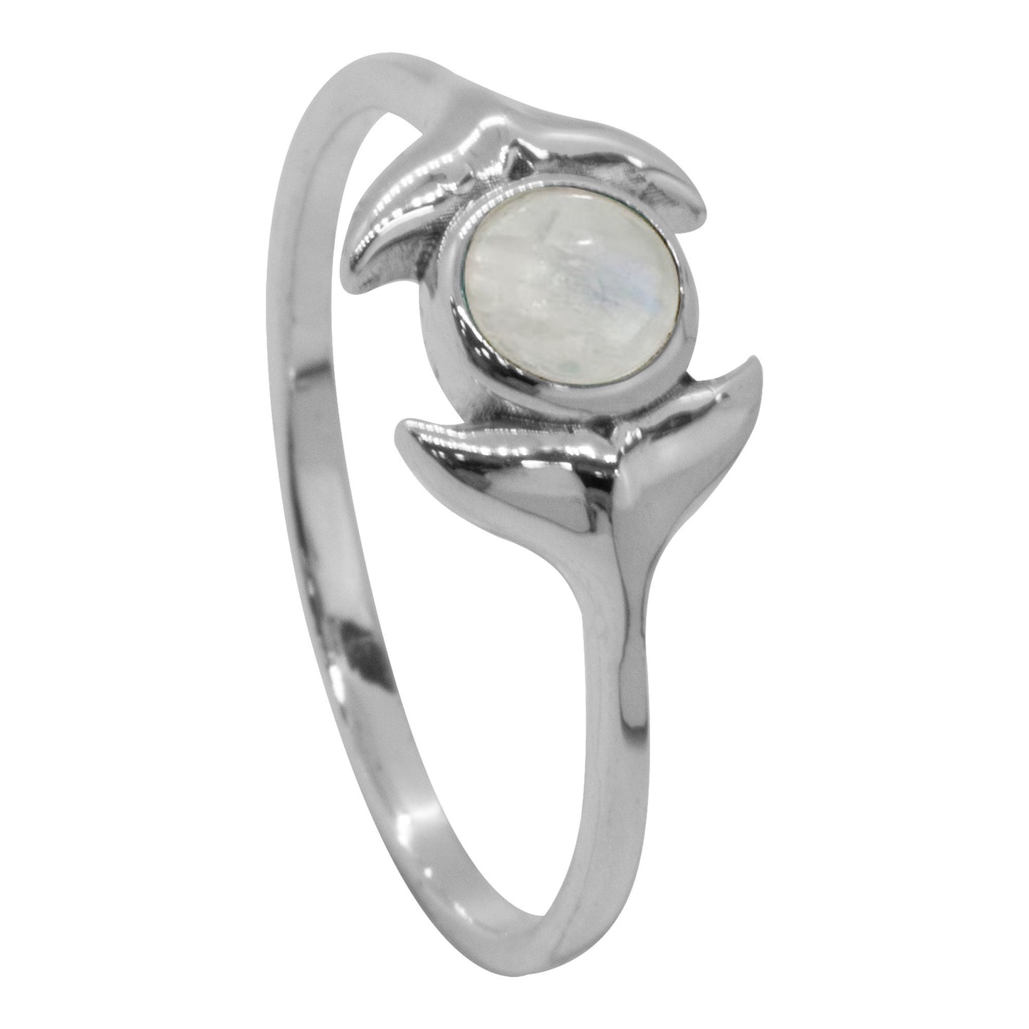 Cola de Ballena con piedra Luna | Plata 925