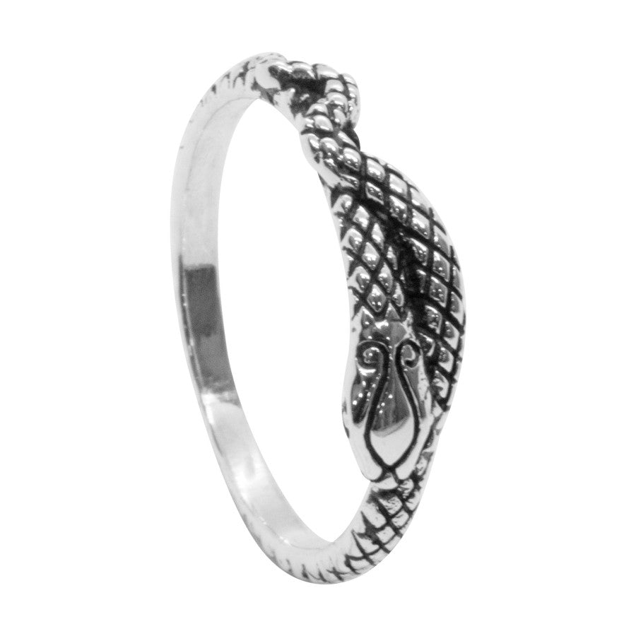 Anillo Serpiente Enrollada | de Plata 925