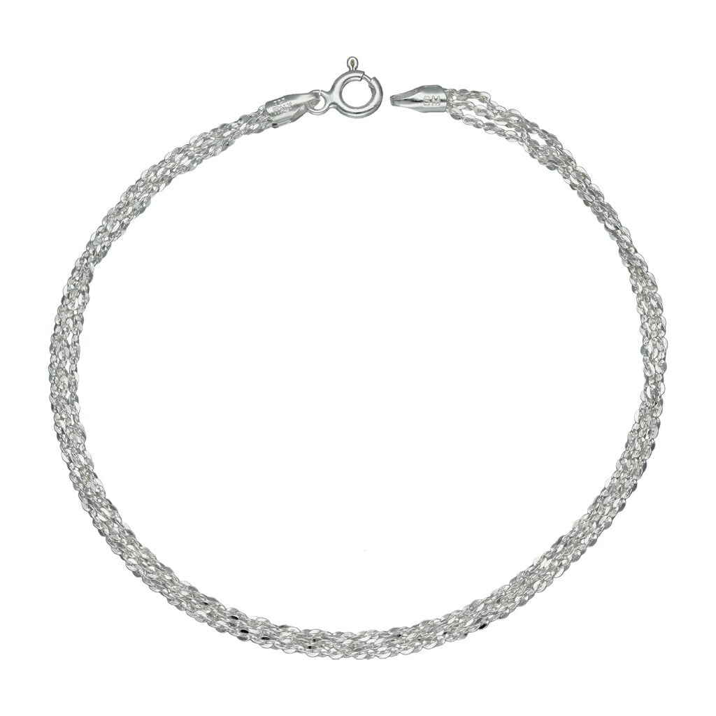 Pulsera triple serpiente | Plata 925