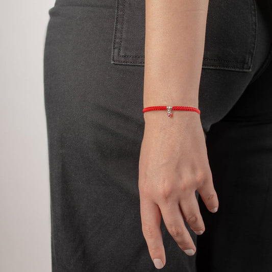 Pulsera de Protección Rojo | Plata 925