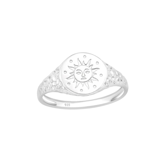 Anillo de Plata con sol