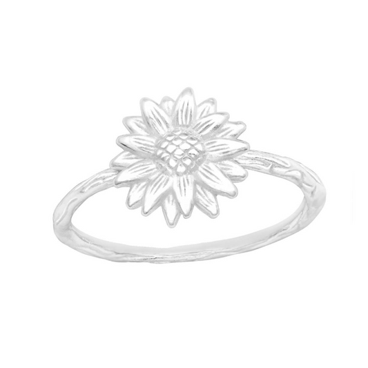 Anillo de Plata Girasol