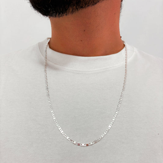 Cadena Figaro | Hombre | Plata 925