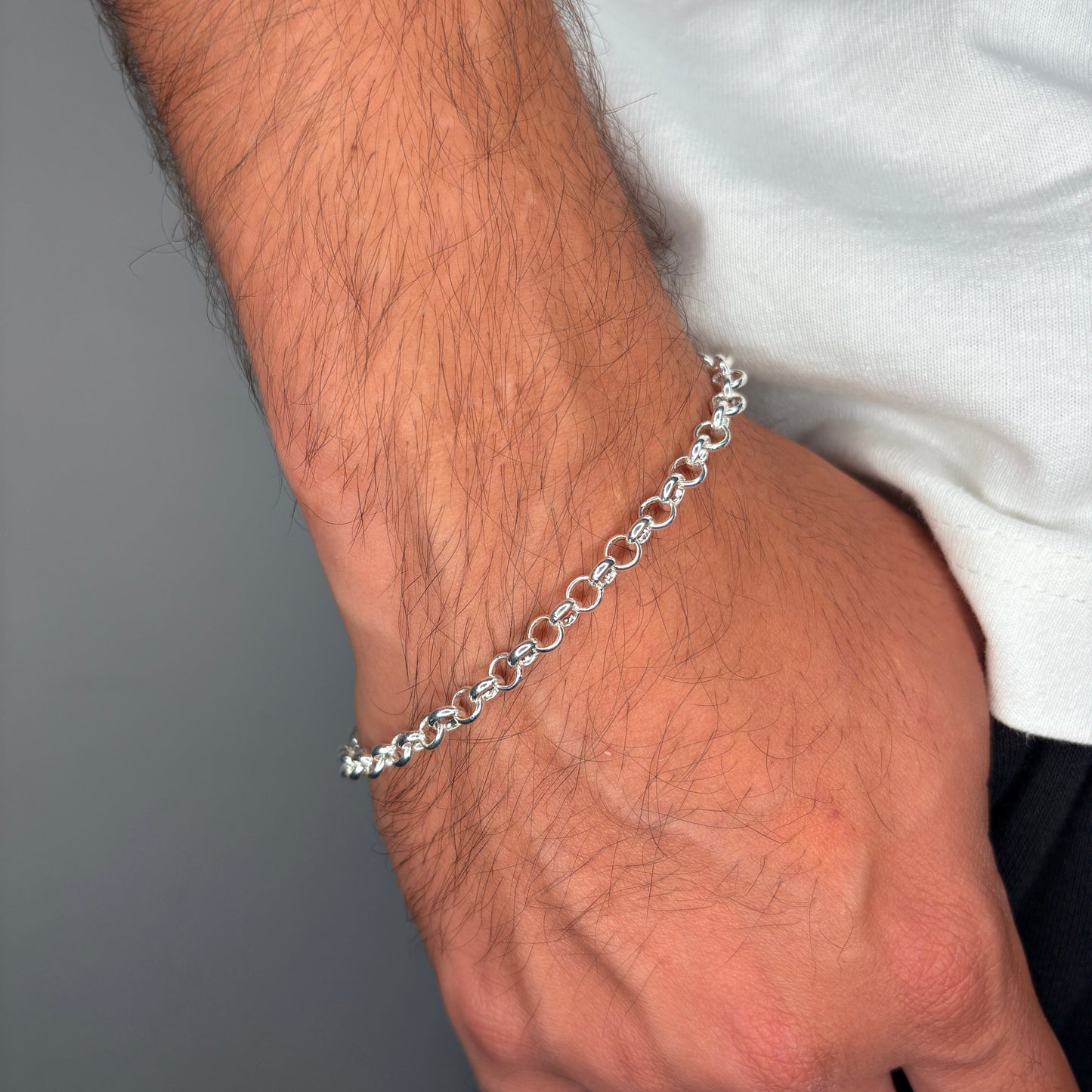 Pulsera Rolo | Hombre | Plata 925