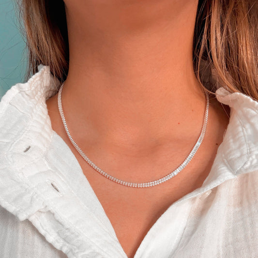 Cadena Tenis Mujer | Plata 925