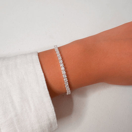 Pulsera Tenis Mujer | Plata 925