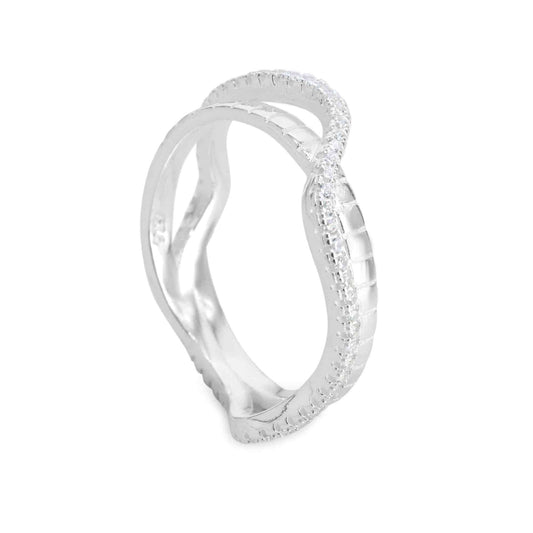 Anillo Irregular con Circones | Plata 925