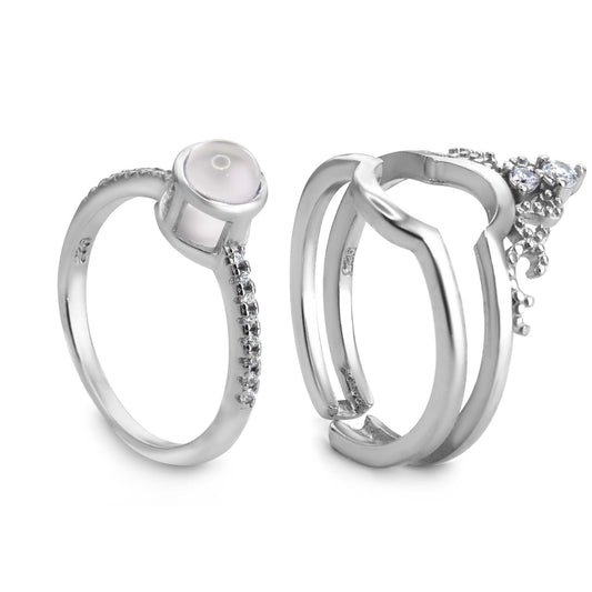 Anillo Doble | Plata 925