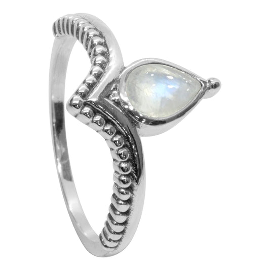 Tiara Lagrima Piedra Luna | Plata 925