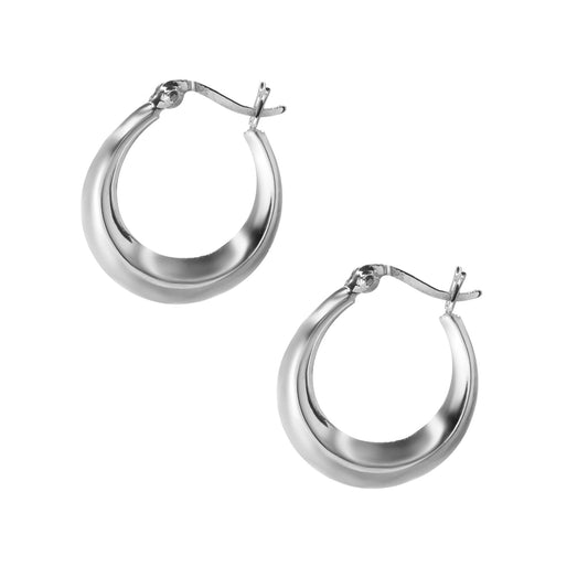 Argollas con Broche Criollo 20 mm | Plata 925