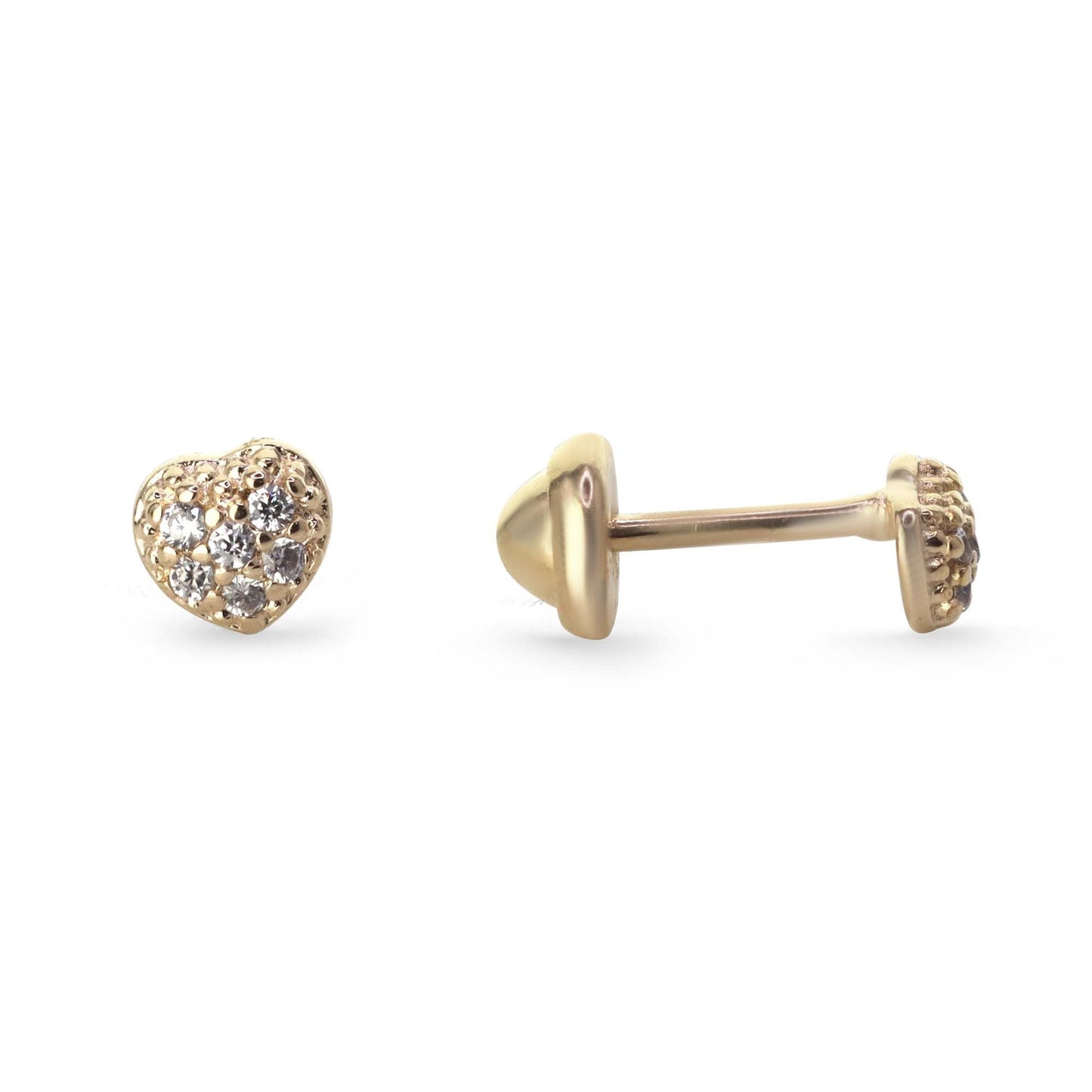 Piercing Corazon tope | Baño de Oro