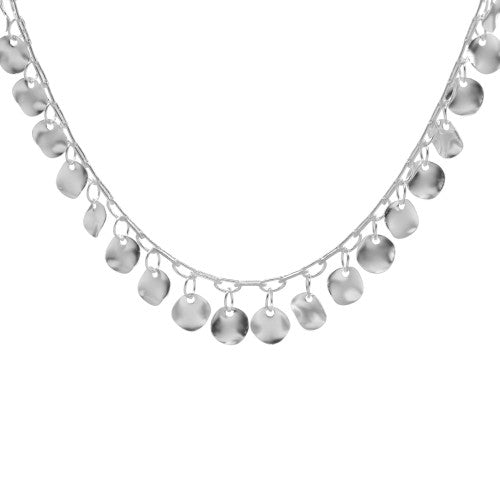Collar Modelo de Placas | Enchape de Plata