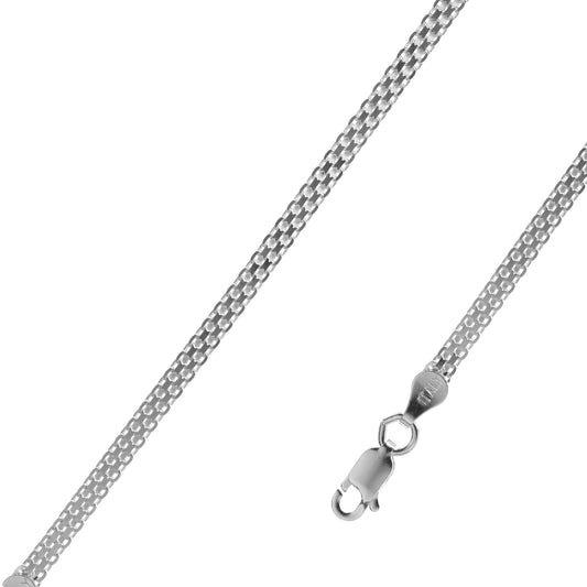 Pulsera Bismark 3mm | Plata 925